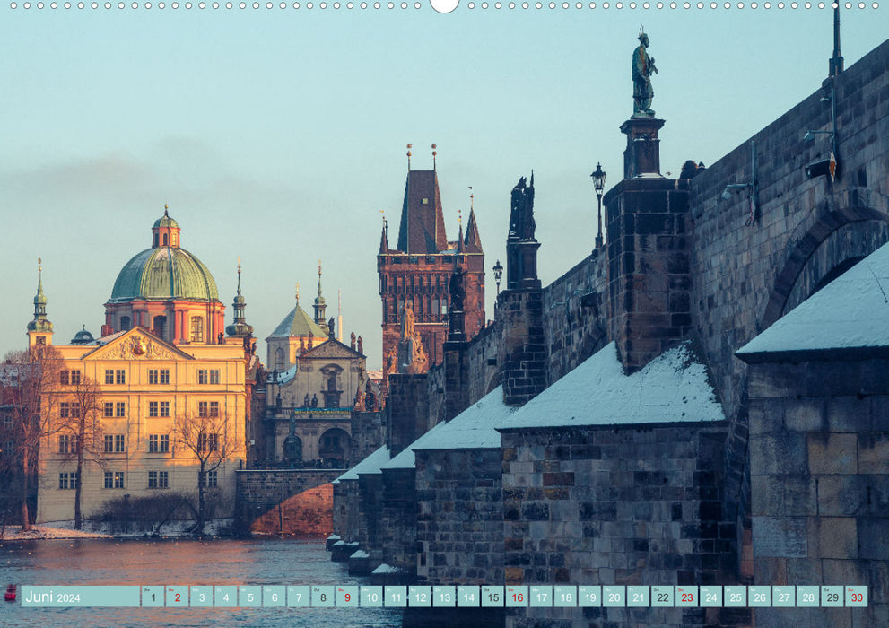 Romantic Prague (CALVENDO wall calendar 2024) 