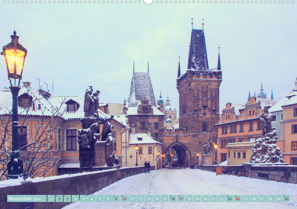 Romantic Prague (CALVENDO Premium Wall Calendar 2024) 