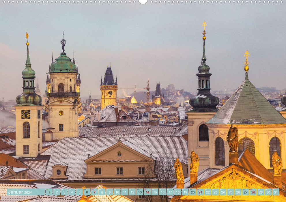 Romantic Prague (CALVENDO Premium Wall Calendar 2024) 