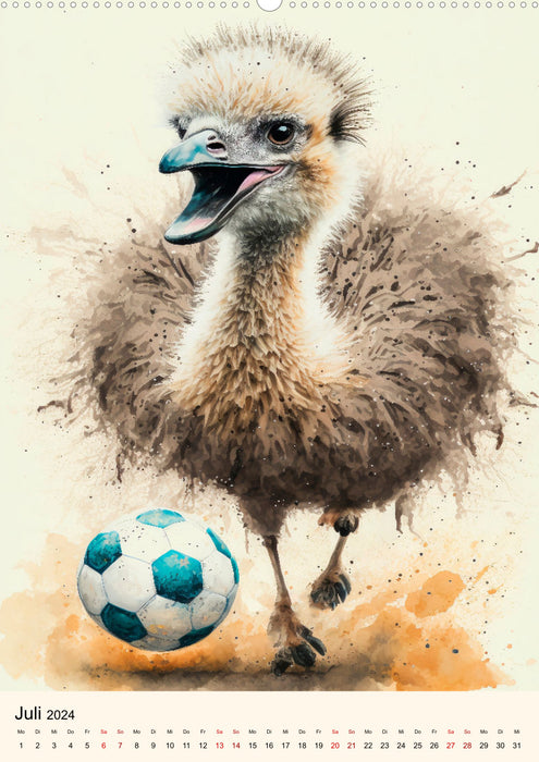 Fußball Stars - Fußball regiert die Welt (CALVENDO Wandkalender 2024)