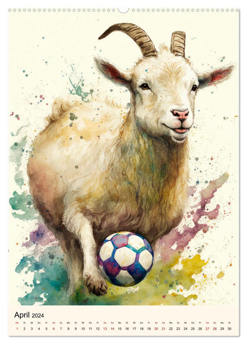 Football Stars - Le football règne sur le monde (Calvendo Premium Wall Calendar 2024) 