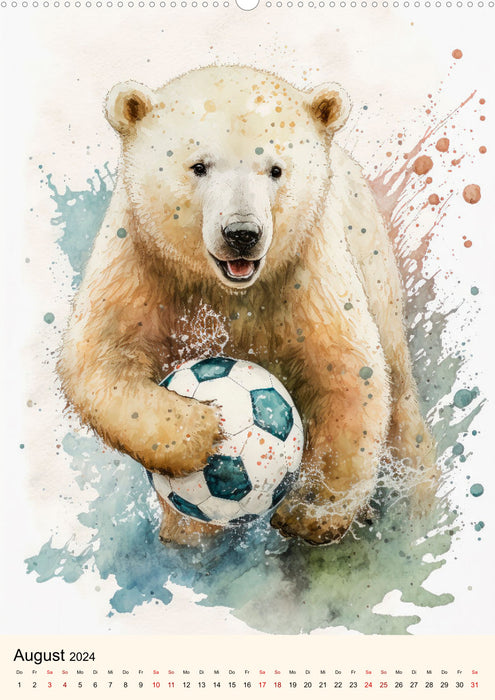 Football Stars - Football rules the world (CALVENDO Premium Wall Calendar 2024) 
