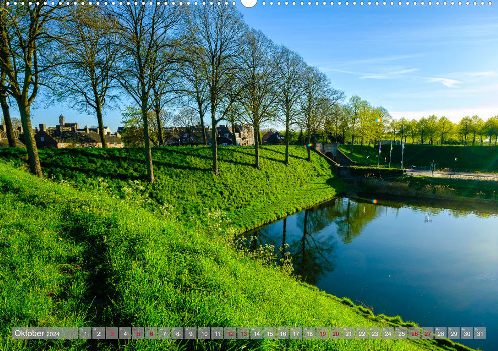 Ein Blick auf Hulst in Zeeland (CALVENDO Wandkalender 2024)