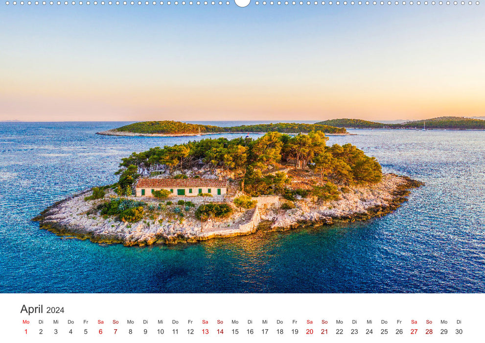 Genussmomente Kroatien (CALVENDO Premium Wandkalender 2024)
