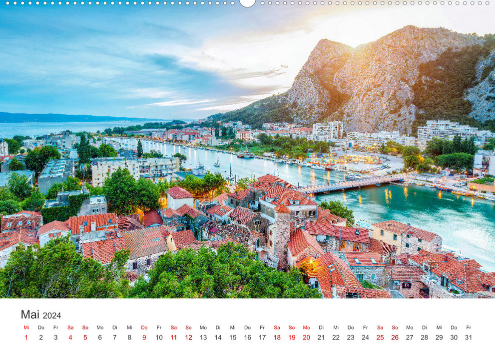 Moments of enjoyment Croatia (CALVENDO Premium Wall Calendar 2024) 