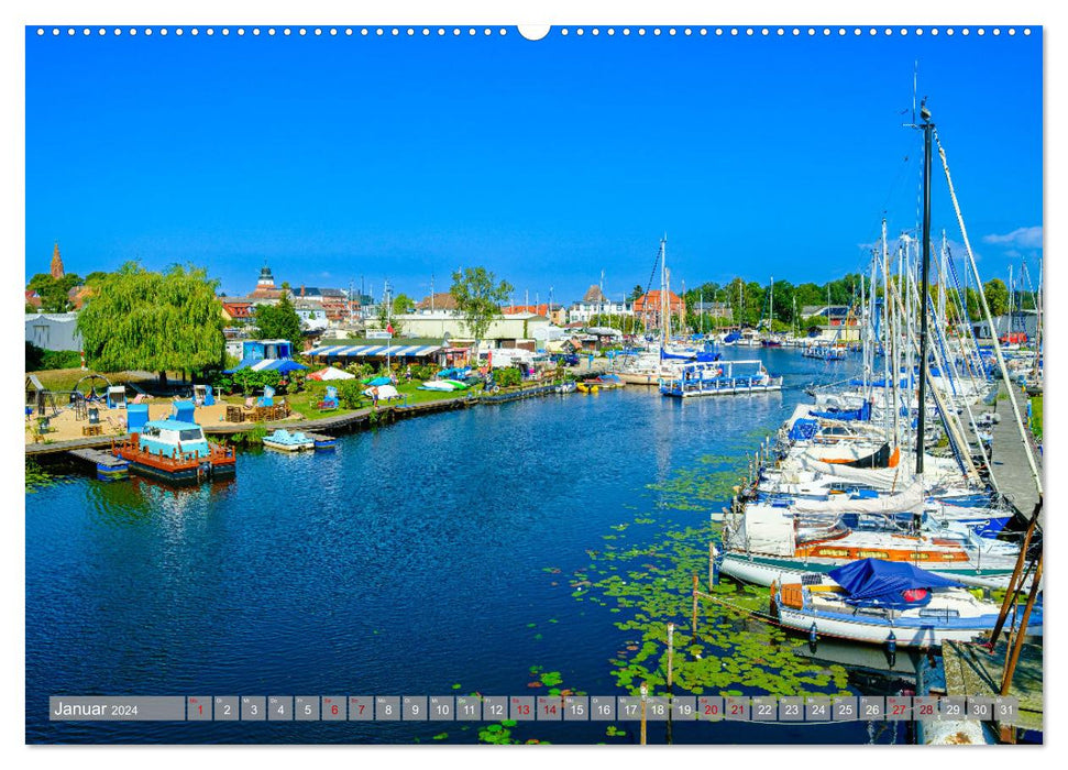 Ein Blick auf Ueckermünde (CALVENDO Wandkalender 2024)