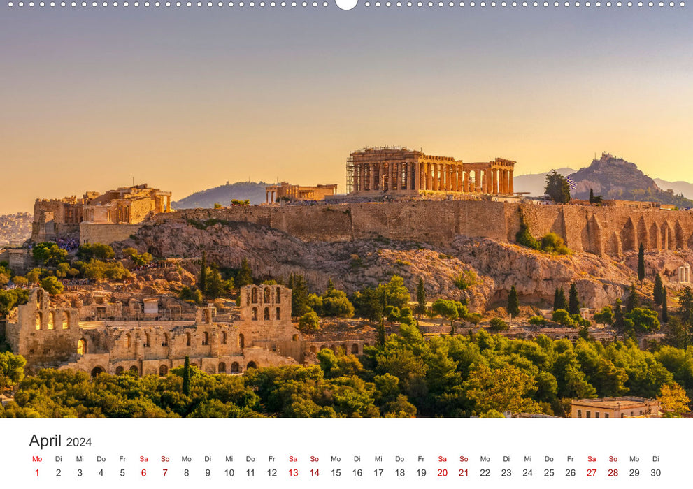 Greece - The unique country of antiquity. (CALVENDO Premium Wall Calendar 2024) 