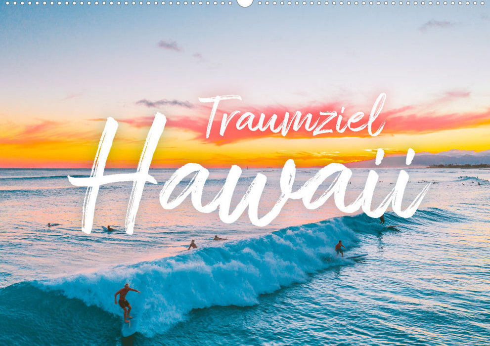 Hawaii Traumziel (CALVENDO Wandkalender 2024)
