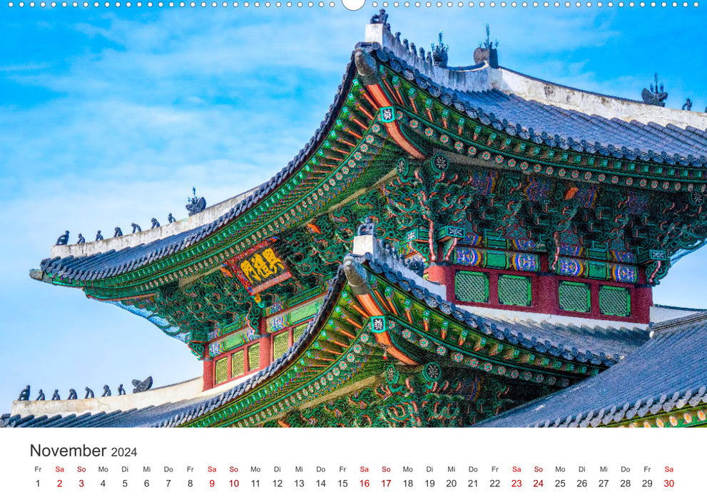 South Korea - A journey to an unknown country. (CALVENDO wall calendar 2024) 