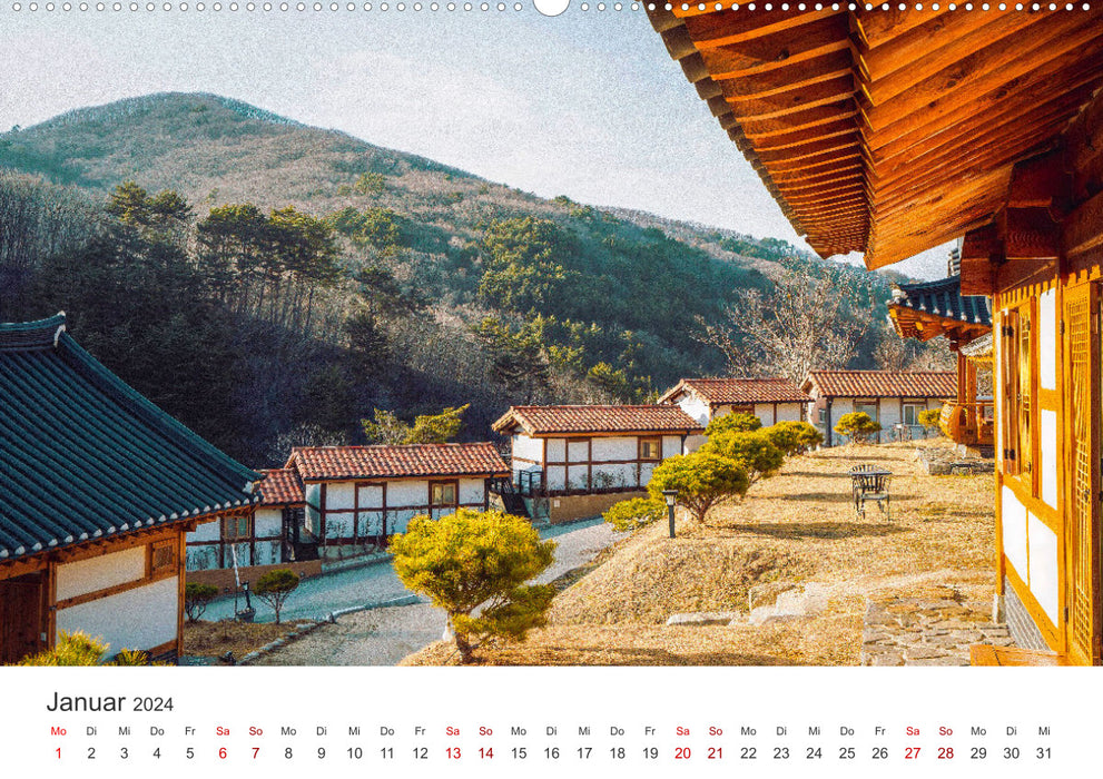 South Korea - A journey to an unknown country. (CALVENDO wall calendar 2024) 
