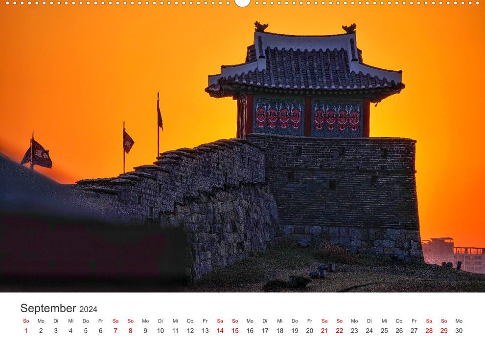 Südkorea - Eine Reise in ein unbekanntes Land. (CALVENDO Wandkalender 2024)