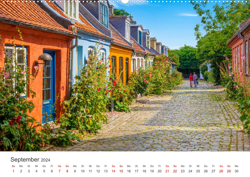 Denmark - The beautiful country in the north. (CALVENDO wall calendar 2024) 