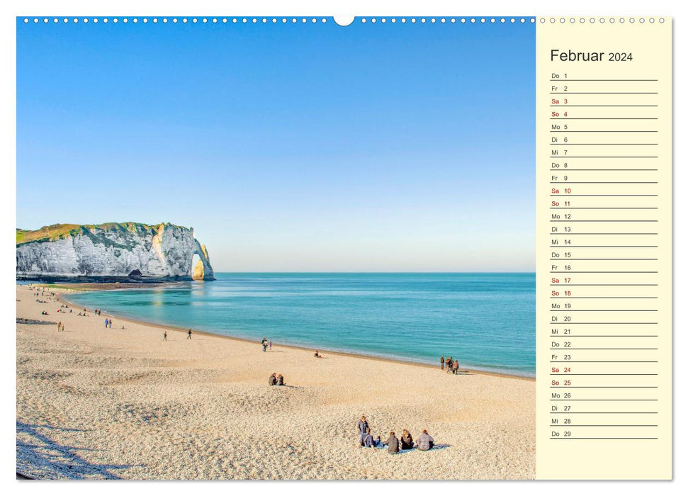 Magical Normandy: France's wild, wonderful coast (CALVENDO wall calendar 2024) 