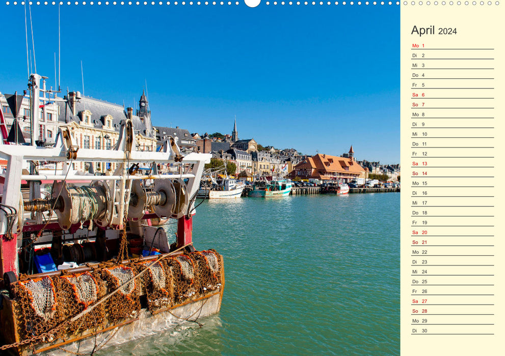 Zauberhafte Normandie: Frankreichs wilde, wunderbare Küste (CALVENDO Wandkalender 2024)