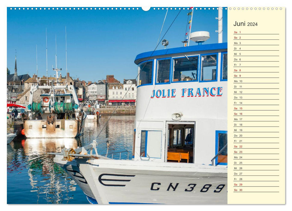Zauberhafte Normandie: Frankreichs wilde, wunderbare Küste (CALVENDO Wandkalender 2024)