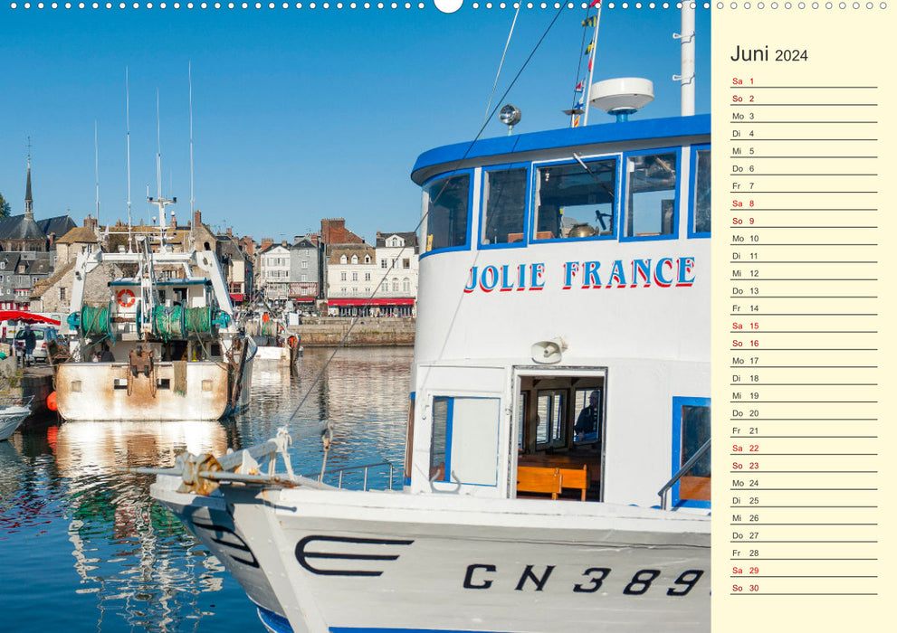 Zauberhafte Normandie: Frankreichs wilde, wunderbare Küste (CALVENDO Premium Wandkalender 2024)