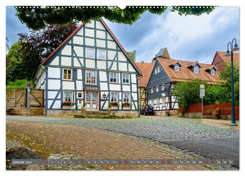 A look at the Hanseatic city of Korbach (CALVENDO wall calendar 2024) 