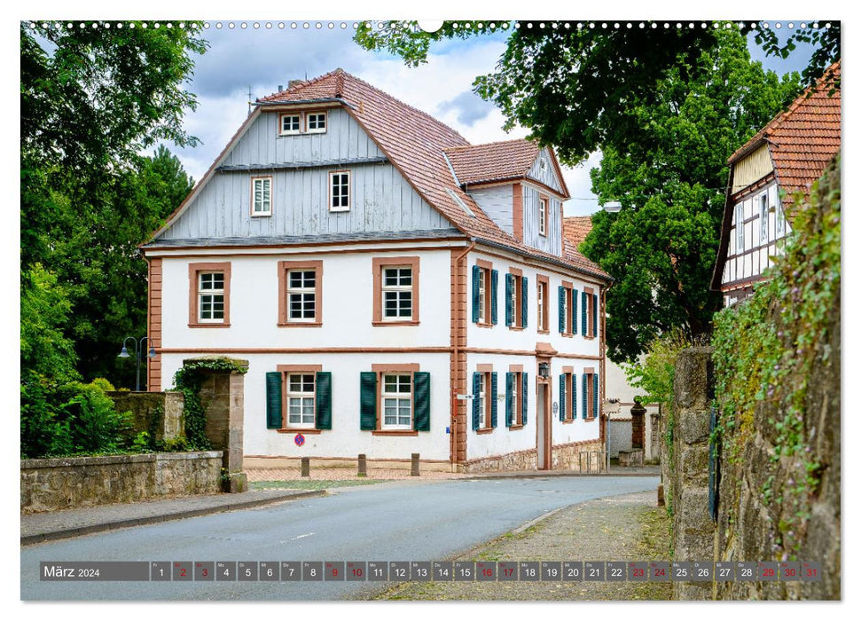 A look at the Hanseatic city of Korbach (CALVENDO wall calendar 2024) 