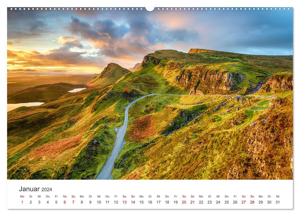 Scotland - A journey to the north of Great Britain. (CALVENDO Premium Wall Calendar 2024) 