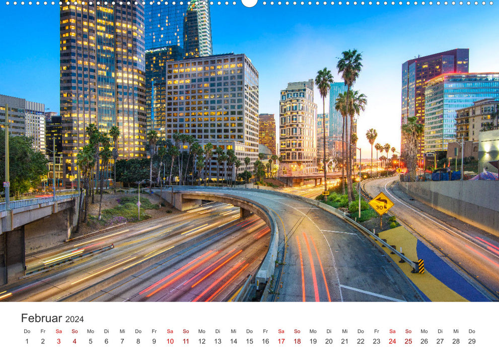 Los Angeles – Kalifornien (CALVENDO Wandkalender 2024)