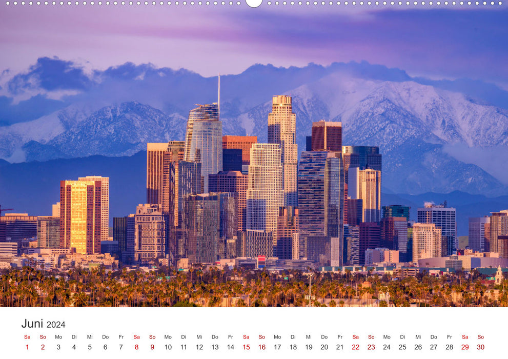 Los Angeles – Kalifornien (CALVENDO Premium Wandkalender 2024)