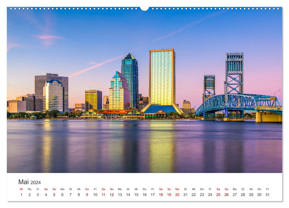 Florida - Eine Reise in den Sonnenscheinstaat. (CALVENDO Wandkalender 2024)