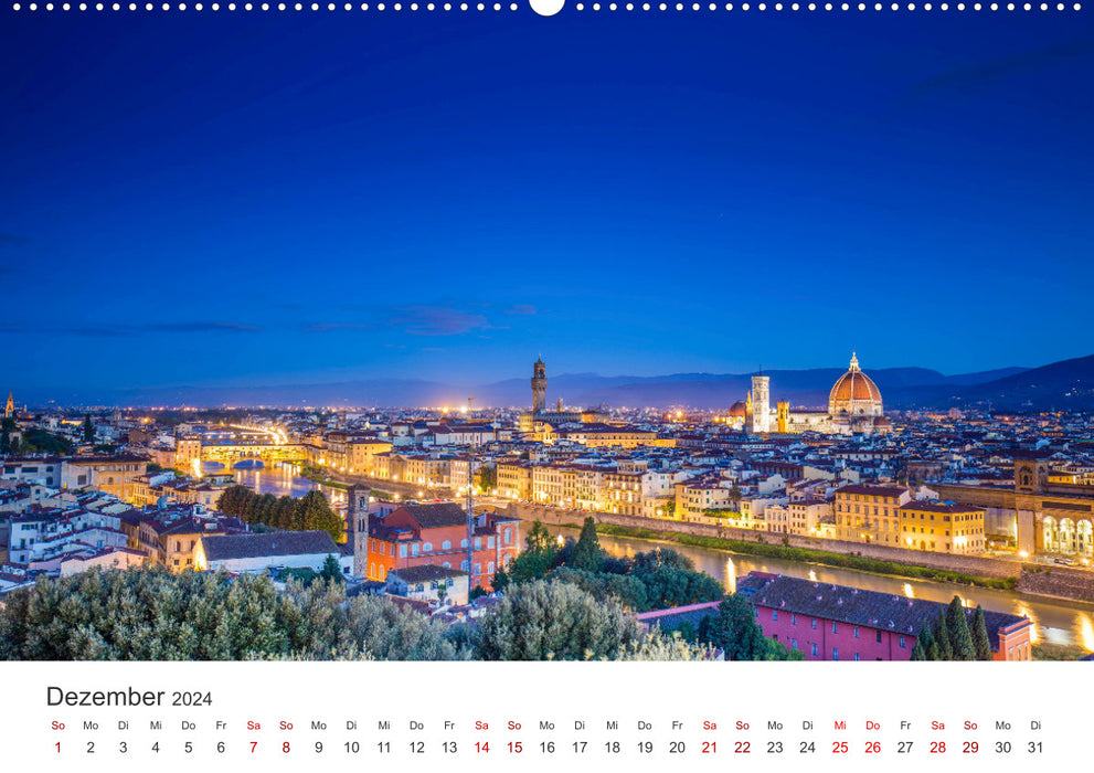 Florenz - Die Hauptstadt der Toskana. (CALVENDO Wandkalender 2024)