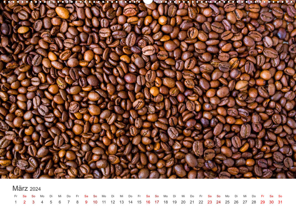 Genussmomente Kaffee (CALVENDO Wandkalender 2024)