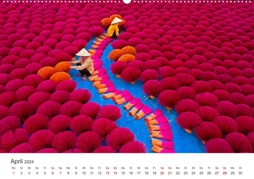 Faszination Vietnam (CALVENDO Wandkalender 2024)
