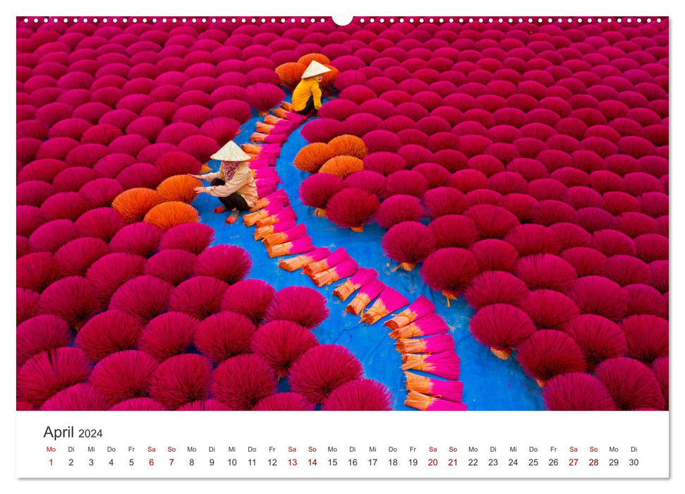 Faszination Vietnam (CALVENDO Premium Wandkalender 2024)