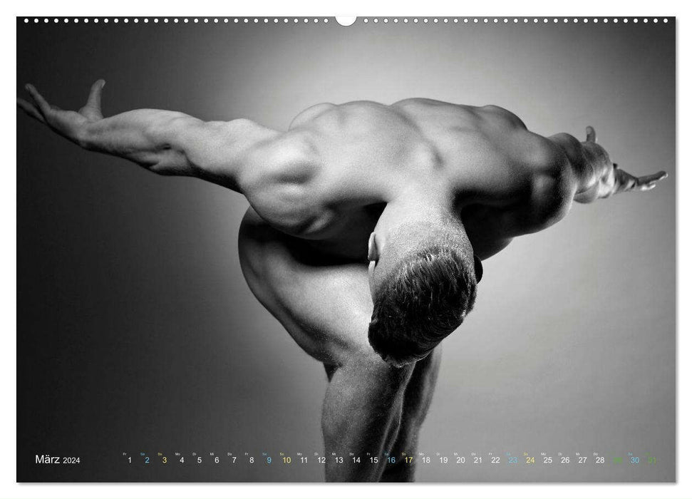 Männer... backview (CALVENDO Premium Wandkalender 2024)