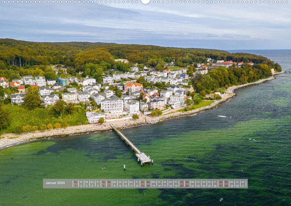 Die Ostsee von oben, Mecklenburg-Vorpommern (CALVENDO Premium Wandkalender 2024)