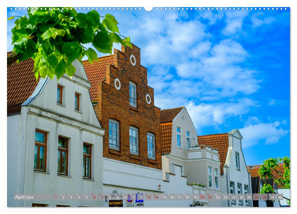 Ein Blick auf Lübeck-Travemünde (CALVENDO Premium Wandkalender 2024)