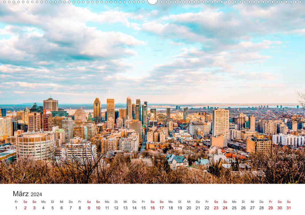 Kanada - Eine Reise durch ein spektakuläres Land. (CALVENDO Wandkalender 2024)