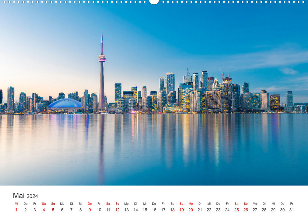 Kanada - Eine Reise durch ein spektakuläres Land. (CALVENDO Premium Wandkalender 2024)