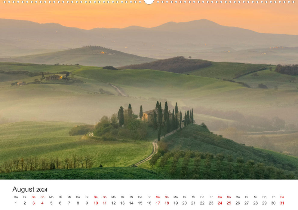 Traumziel Toskana (CALVENDO Premium Wandkalender 2024)