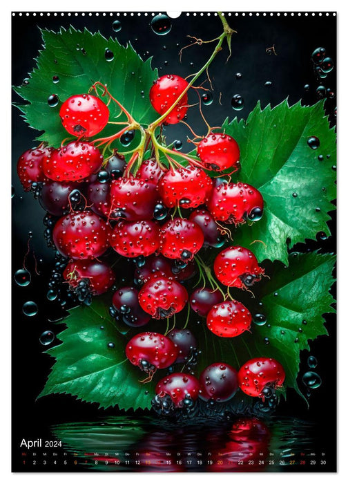 Cool fruits (CALVENDO wall calendar 2024) 