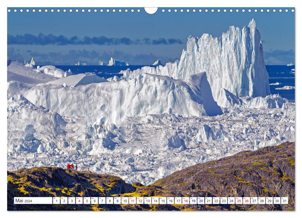 Grönland - Zauberwelt aus Eis (CALVENDO Wandkalender 2024)