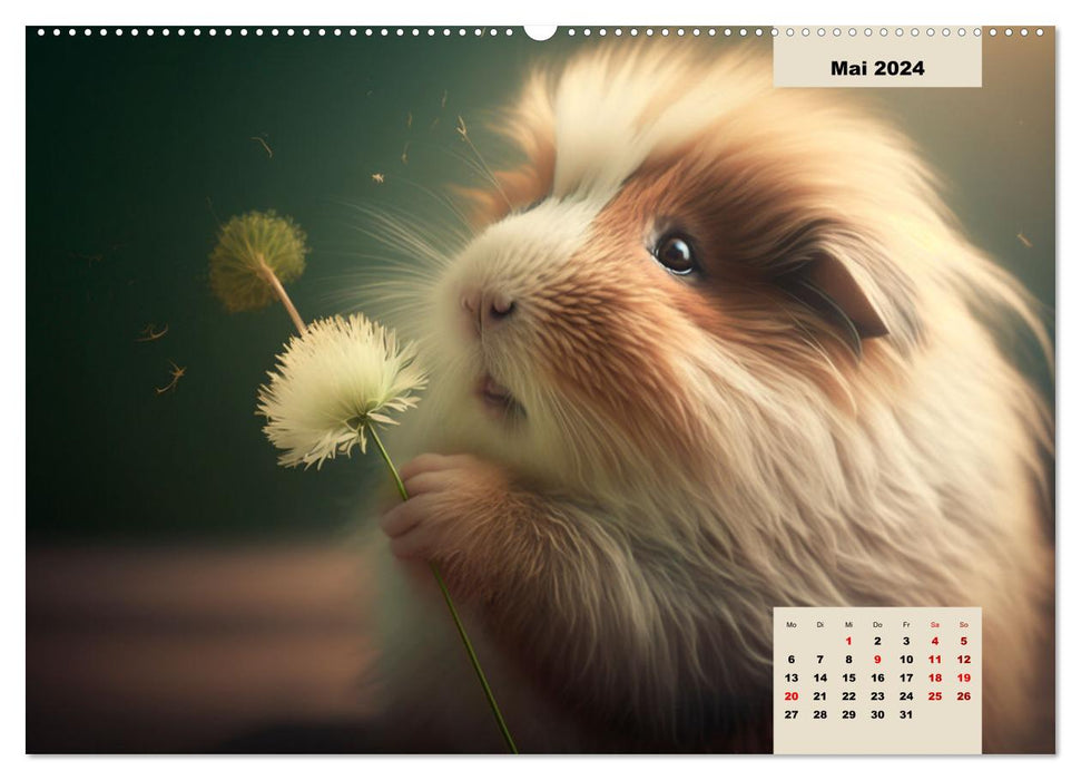 Fairytale Merlis - Horny Illustrations (CALVENDO Premium Wall Calendar 2024) 