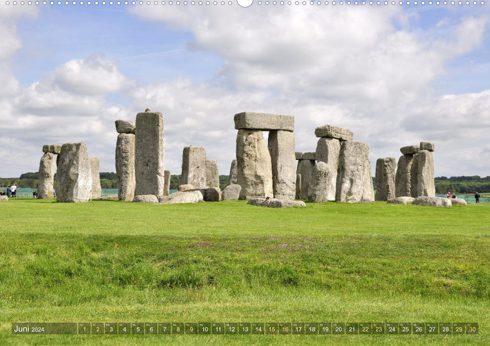 Geheimnisvolles Stonehenge (CALVENDO Wandkalender 2024)