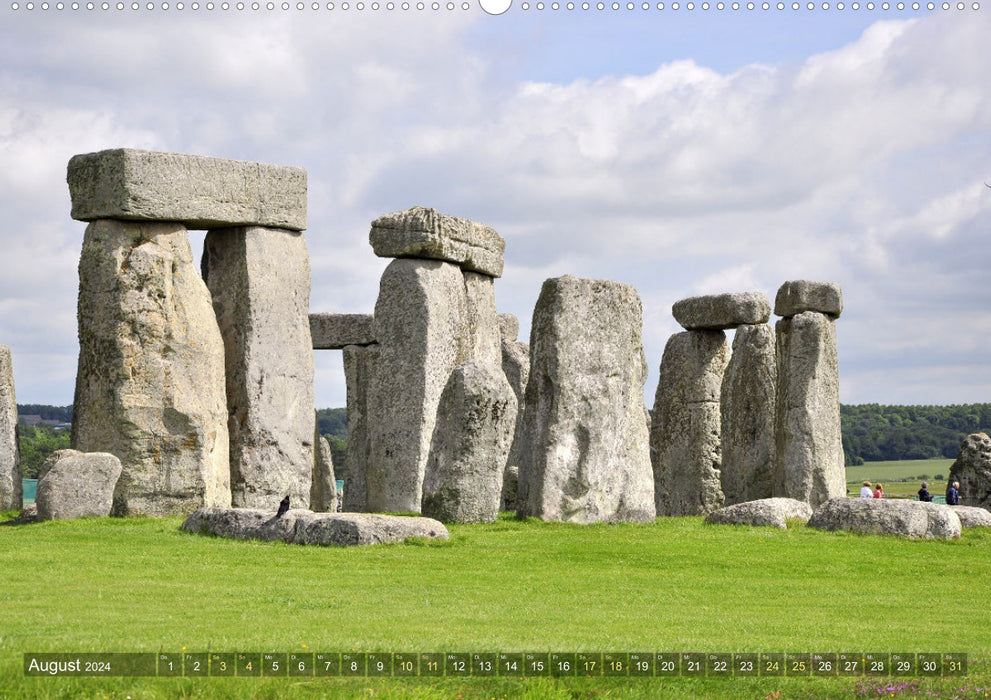 Geheimnisvolles Stonehenge (CALVENDO Wandkalender 2024)