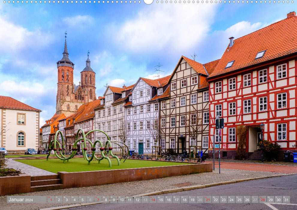 Ein Blick auf Göttingen (CALVENDO Premium Wandkalender 2024)