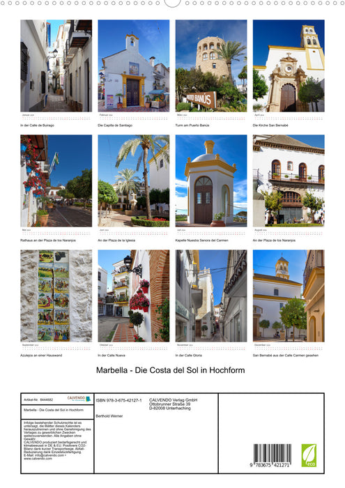 Marbella - Die Costa del Sol in Hochform (CALVENDO Premium Wandkalender 2024)