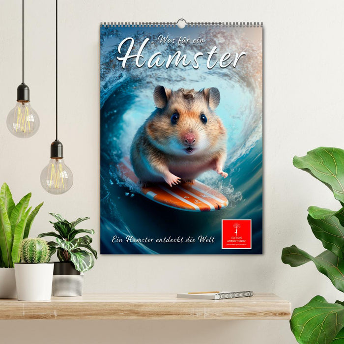 Was für ein Hamster (CALVENDO Wandkalender 2024)