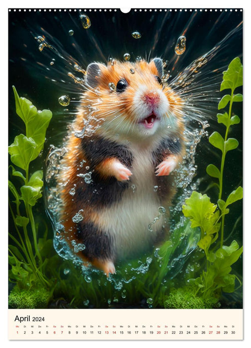 Was für ein Hamster (CALVENDO Wandkalender 2024)