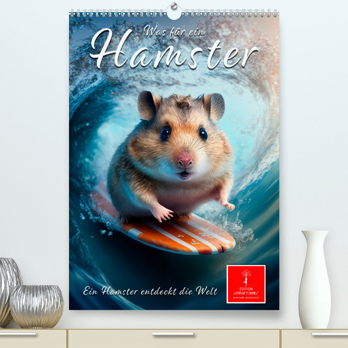 Was für ein Hamster (CALVENDO Premium Wandkalender 2024)