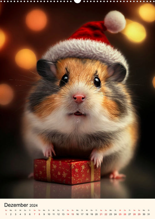 Was für ein Hamster (CALVENDO Premium Wandkalender 2024)