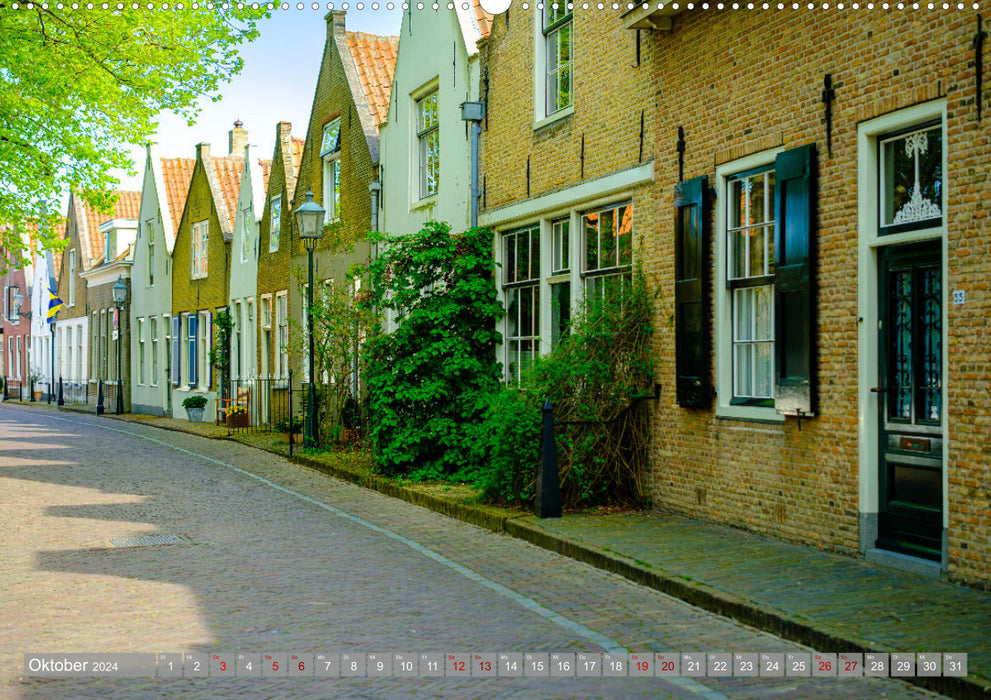 Ein Blick auf Middelharnis (CALVENDO Premium Wandkalender 2024)