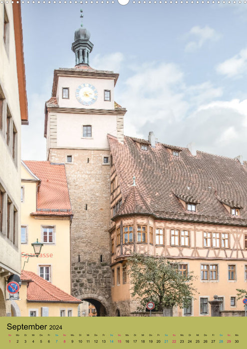 Rothenburg ob der Tauber (CALVENDO Premium Wandkalender 2024)