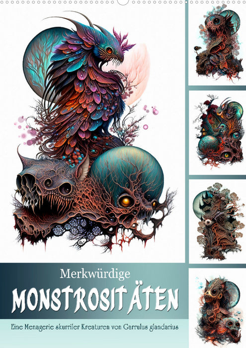 Merkwürdige Monstrositäten (CALVENDO Wandkalender 2024)